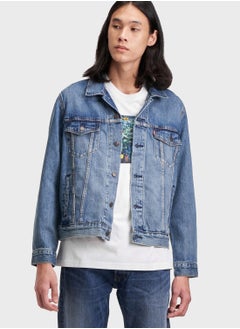 Mid Wash Regular Fit Denim Jacket