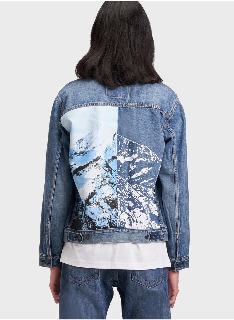 Levi's - Mid Wash Regular Fit Denim Jacket - Image 1