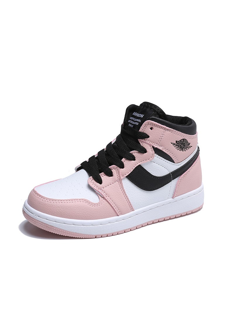 Generic Air Force 1 High-Top Sneakers Breathable PU Womens Shoes White powder 