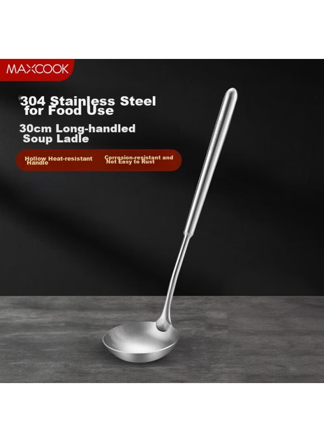 MAX COOK Meichun (maxcook) 304 Stainless Steel Soup Ladle, Small Soup Ladle Hot Pot Spoon, Thickened Extended Long Handle Mccu9202  - Image 1
