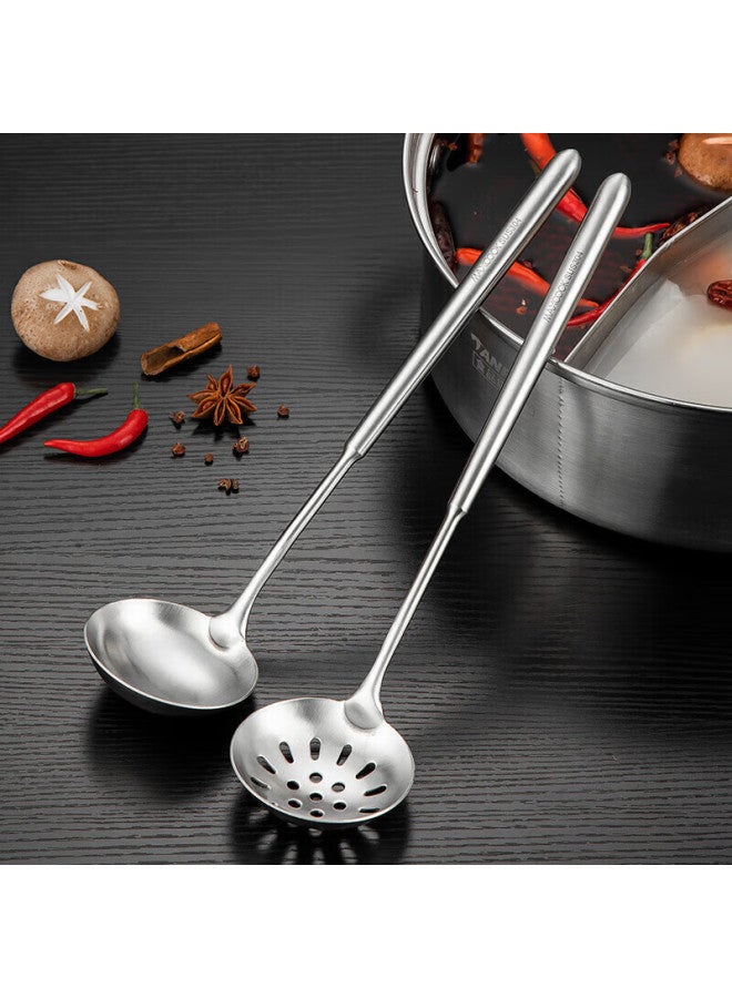 MAX COOK Meichun (maxcook) 304 Stainless Steel Soup Ladle, Small Soup Ladle Hot Pot Spoon, Thickened Extended Long Handle Mccu9202  - Image 2