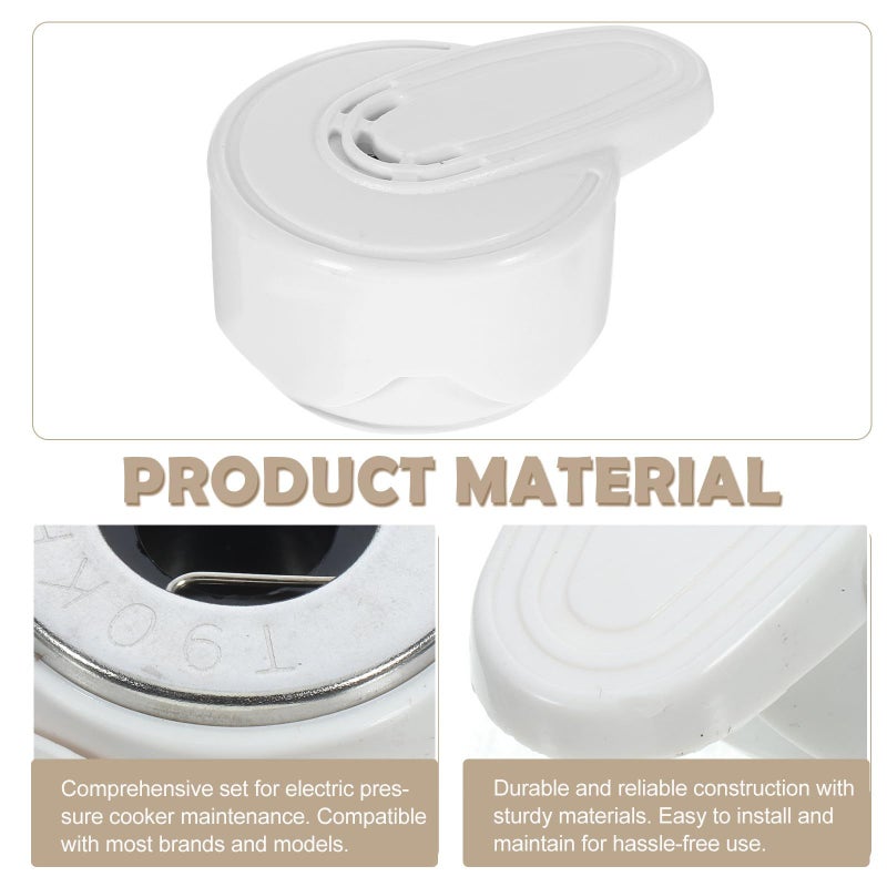 Veemoon Pressure Cooker Steam Release Valve Replacement Safety Relief Pressure Limiting Valve White Compatible with Instant Pot Duo Models Kitchen Appliance Accessory - Image 4