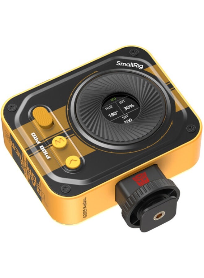 SmallRig Vibe P108 Pro mini LED Video Light “BumbleBee Edition” 5511 - Image 3