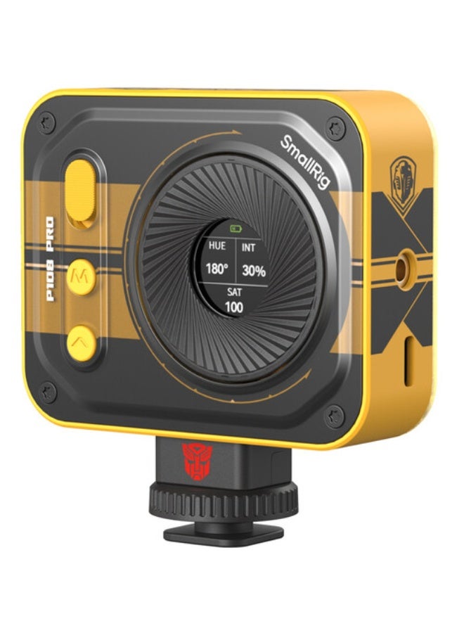 SmallRig Vibe P108 Pro mini LED Video Light “BumbleBee Edition” 5511 - Image 1
