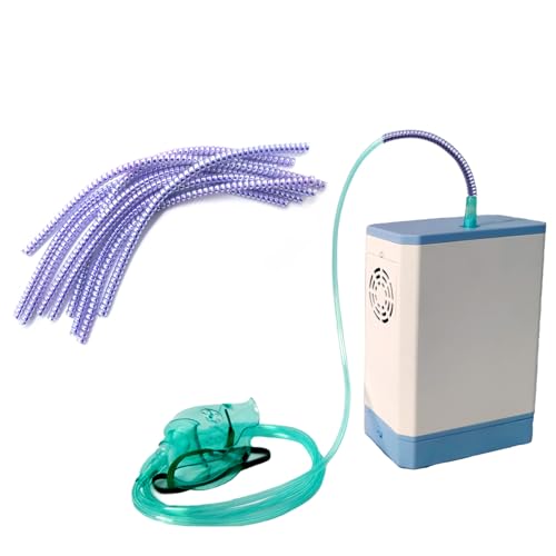 NATAKU 20 Pack Oxygen Portable Hose Support, Nasal Cannula Support Straightener for Oxygen Machines, Portable Oxygen Concentrator, Oxygen Tank Straightener Accessories(Red) - Image 1