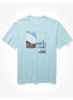 American Eagle Graphic Crew Neck T-Shirt  - Image 5