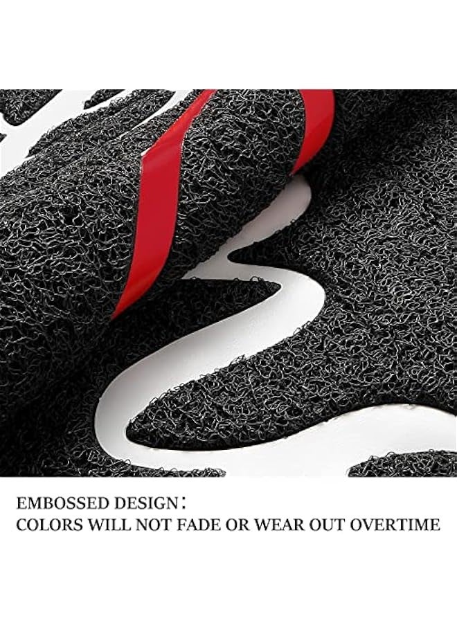 TRASSLE Door Mat, Welcome Mat Low Profile Floor Mat Front Doormat Non Slip Mats for Entryway, Patio, High Traffic Areas - Image 5