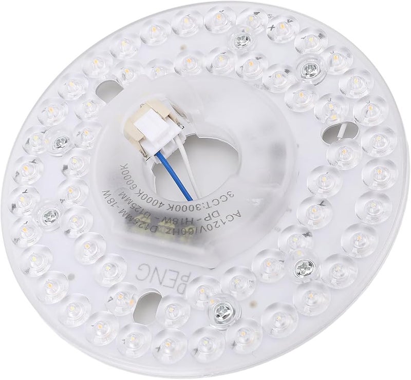 Sungooyue 4.92 Inch 18W 3CCT Dimmable Magnetic LED Ceiling Fan Light Kit 120V - Image 1