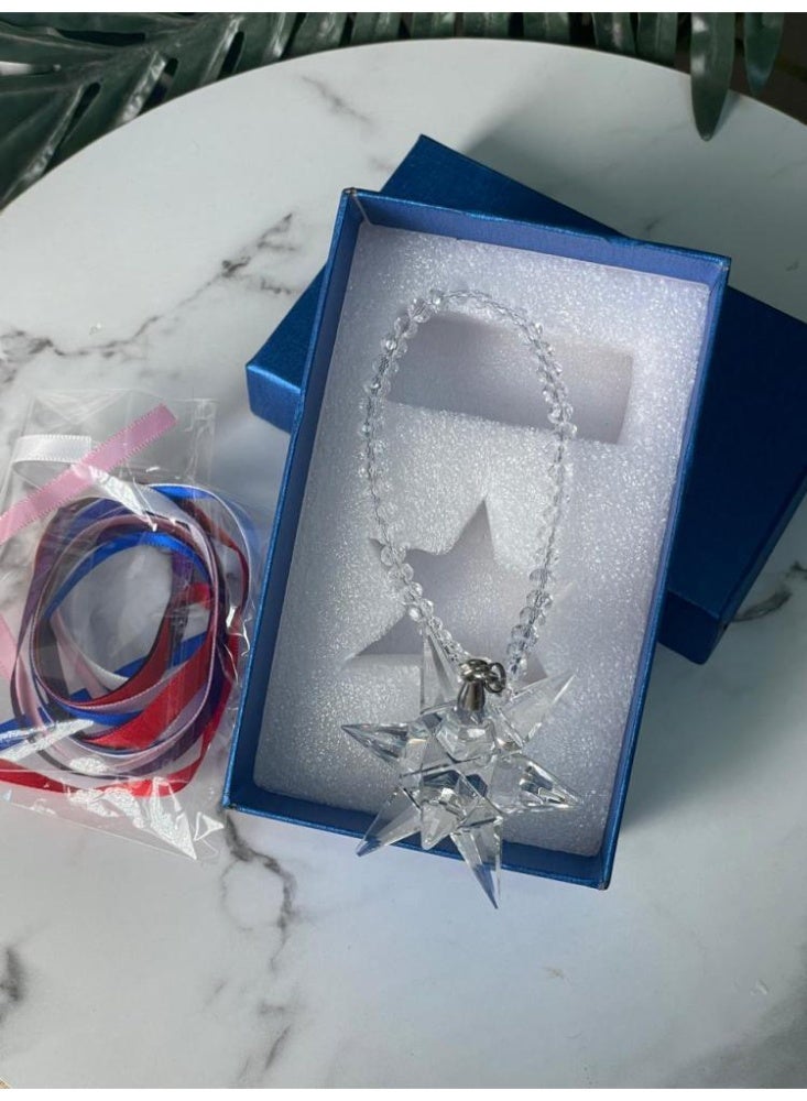 Crystal medal pendant for car - Image 3