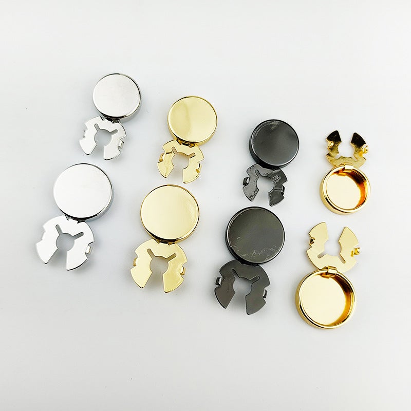 Supply Of Gold Diy Clothing Accessories Buttons, Round Turtle Buttons, Embellishment, Decorative Fashion Buttons - Image 2