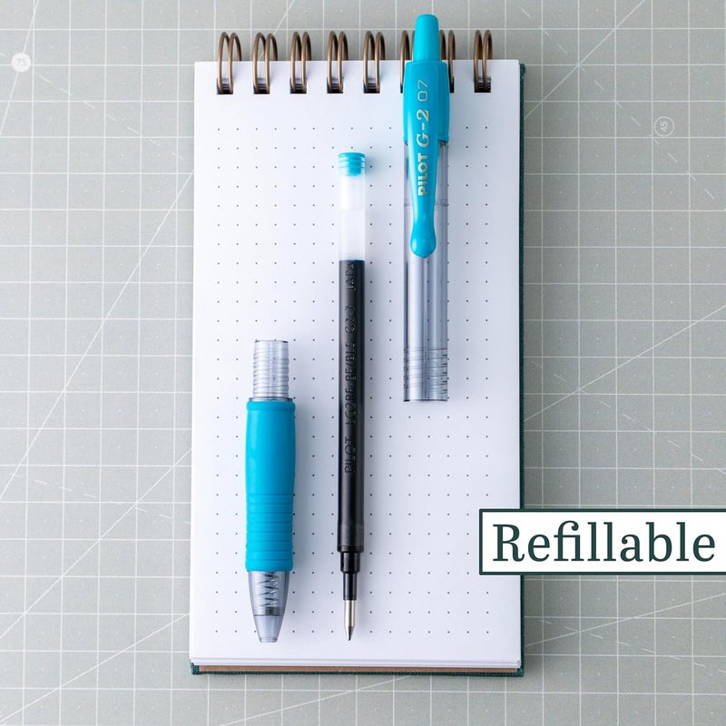 Pilot G2 Premium Refillable Gel Ink Pens, Fine Point, Assorted Colors, 5-Pack - Image 3
