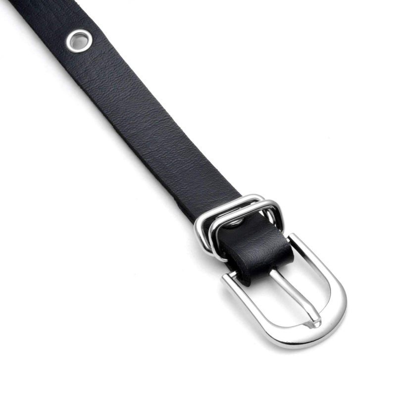 MILAKOO Eyelet Grommet Waist Belt for Women Pu Outfit Accessory for Stage Show Halloween Wear Decor - Image 3
