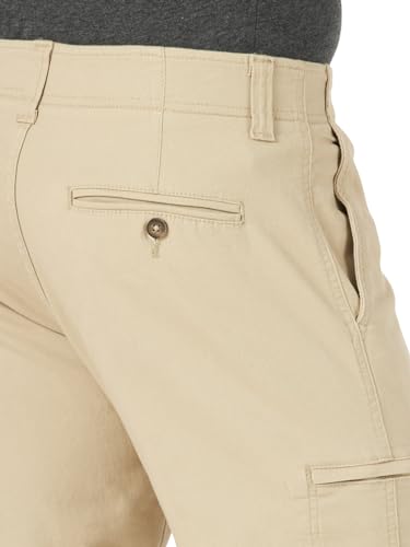 Lee Men's Extreme Motion Canvas Cargo Pant Buff 42W x 32L - Image 4
