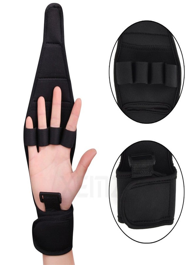 Xemz Fingers Support Training Brace, Stroke Rehab Arthritis Gloves, Thumb Wrist Injury Recovery Splint, Finger Separator Hand Orthotics Carpal Tunnel, Joint Pain Relief Corrector - Any Age Women Wen (1) - Image 4