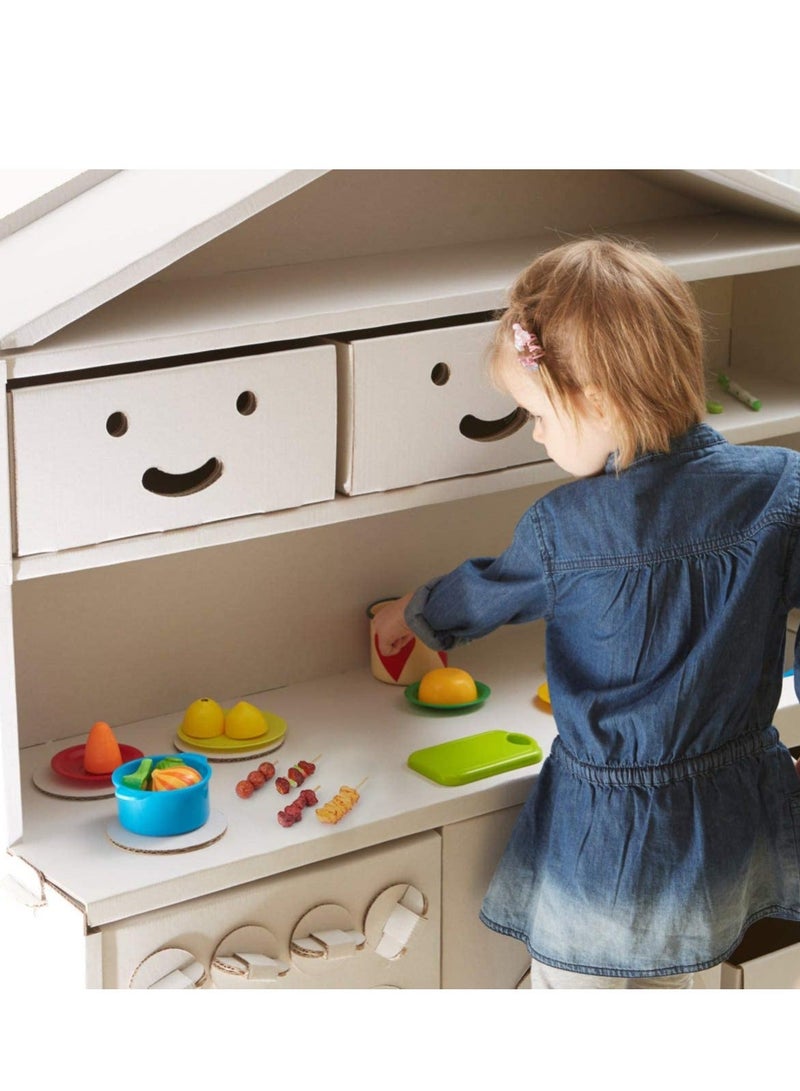 Kids Play Kitchen Toys Set, Cooking Playset, Pretend Kitchen Toys, Cookware Set for Toddlers Boys Girls - Image 5