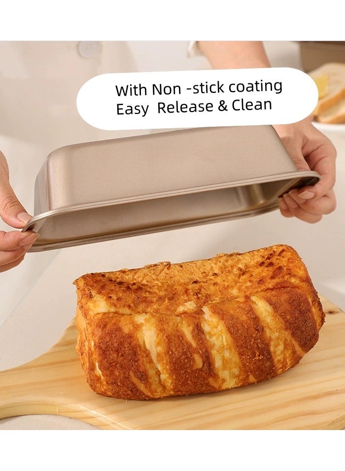Nonstick Bakeware Set 5 PCS Baking Pans Set（with One Glove)- Pizza Tray, Round/Square Pans, Loaf Pan, 12-Cup Muffin Pan Carbon Steel Baking Trays Oven Trays for Bakers Beginners  - Image 5