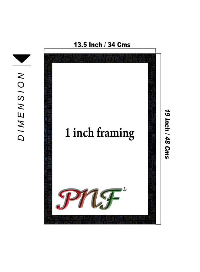 PNF Generic PNF Birds Peacock with Wooden Synthetic Frame Painting (14 x 20 inch, Multicolor, Medium) - Image 2