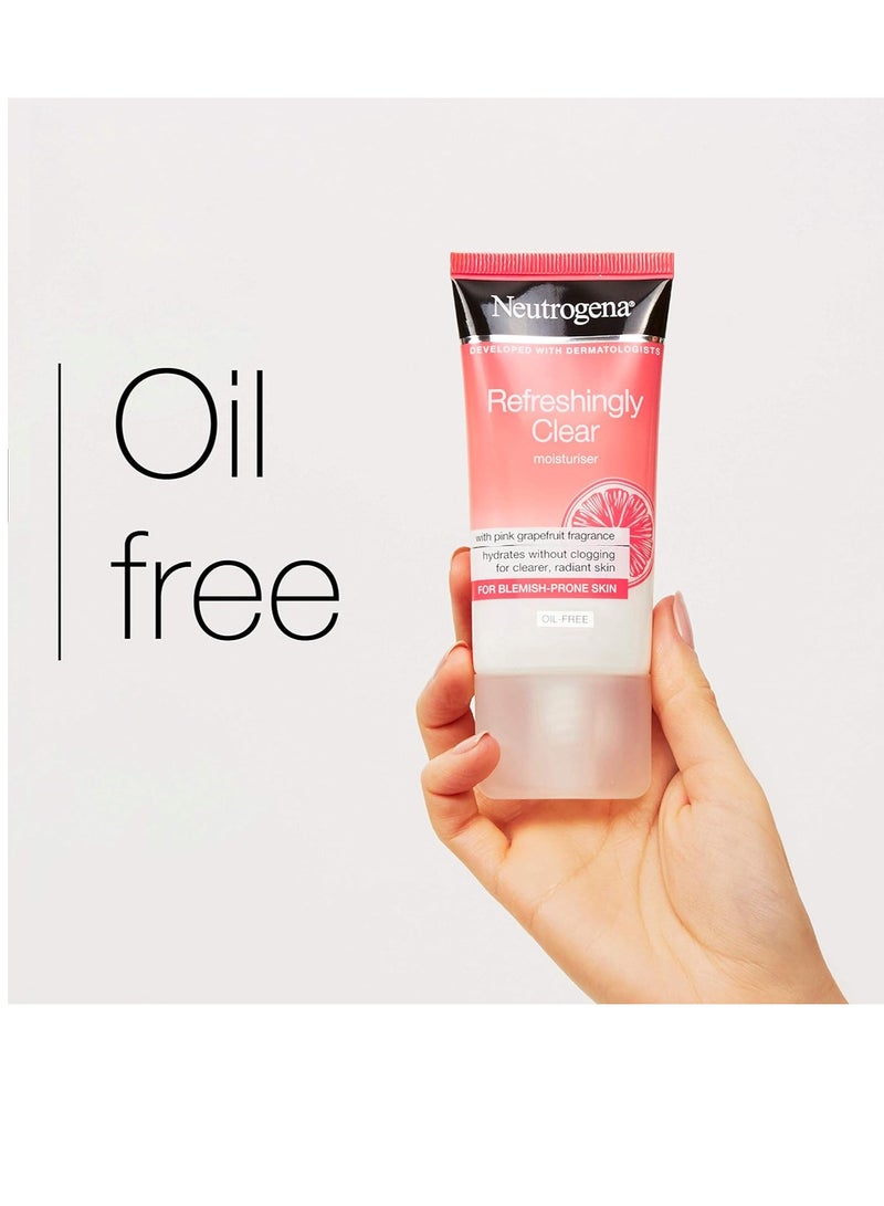 Neutrogena Refreshingly Clear Oil-Free Moisturiser 50 mlml - Image 2