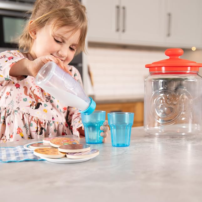 Fat Brain Toys Fat Brain Toys Pretendables Milk and Cookies Set - Pretendables Milk and Cookies Set - New Pretend Play & Imaginative Play for Ages 3 to 10  - Image 3