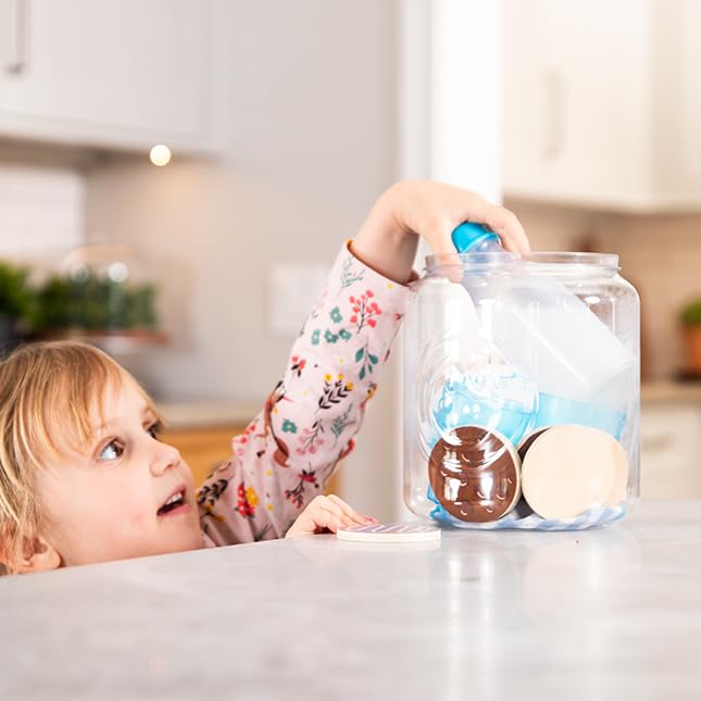 Fat Brain Toys Fat Brain Toys Pretendables Milk and Cookies Set - Pretendables Milk and Cookies Set - New Pretend Play & Imaginative Play for Ages 3 to 10  - Image 2