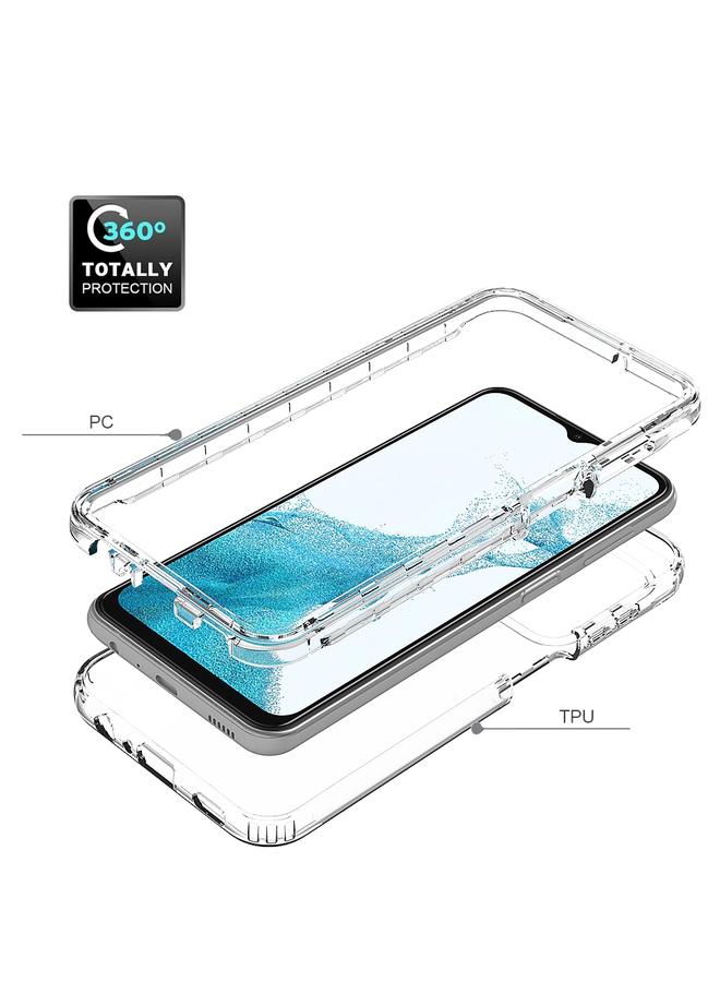 erorex Case For Samsung Galaxy A23 4G Transparency Two-color Gradient PC + TPU Phone Case - Image 5