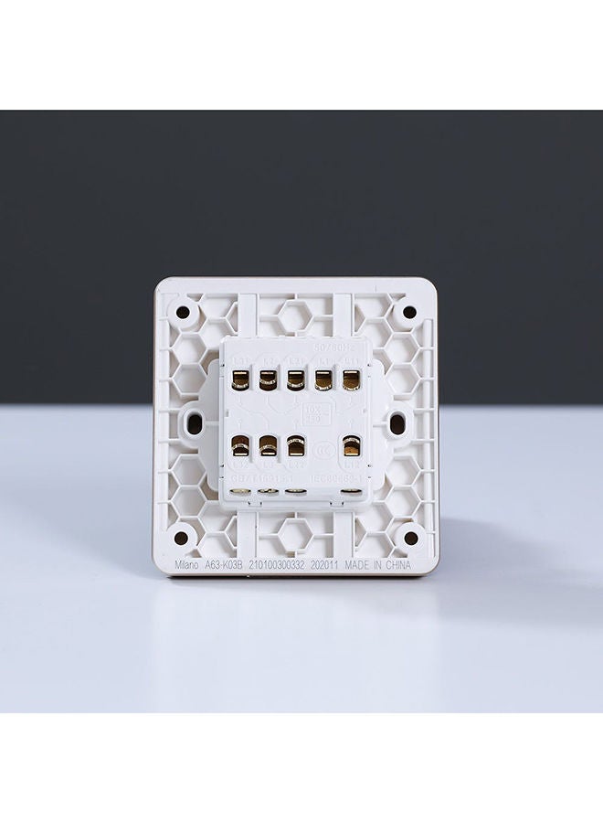 DANUBE HOME Danube Home - Milano 10A 3 Gang 2 Way Switch Gd Ps - Image 5