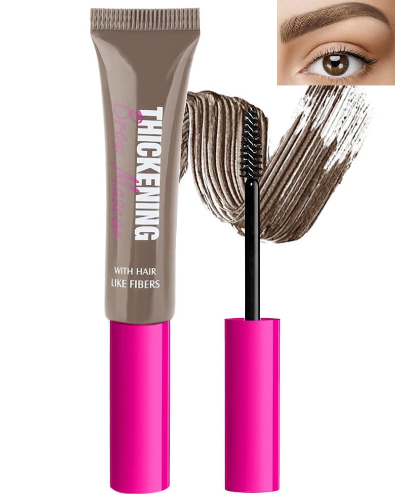 LYSdefeu Waterproof Tinted Brow Gel1Pcs Taupe Thickening Eyebrow Mascara GlueBrow Lift Fast SculptColor Brow Filler Gream Gel Long Lasting Eye Makeup for WomenLight Medium Dark Brown Cover Gray Hairs01