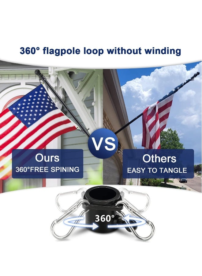 Generic Ramadan Flag National Day Flagpole Suitable For 2X3, 3X5, 4X6FT Flag Heavy Garden Flagpole Outdoor Or Outdoor Wall-Mounted Flagpole For Street Games  - Image 5