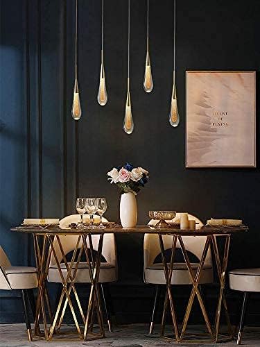 CITRA led Gold K9 Crystal Short Pendant Ceiling Lamp Light - Warm White - Image 4
