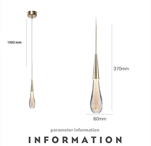 CITRA led Gold K9 Crystal Short Pendant Ceiling Lamp Light - Warm White - Image 5