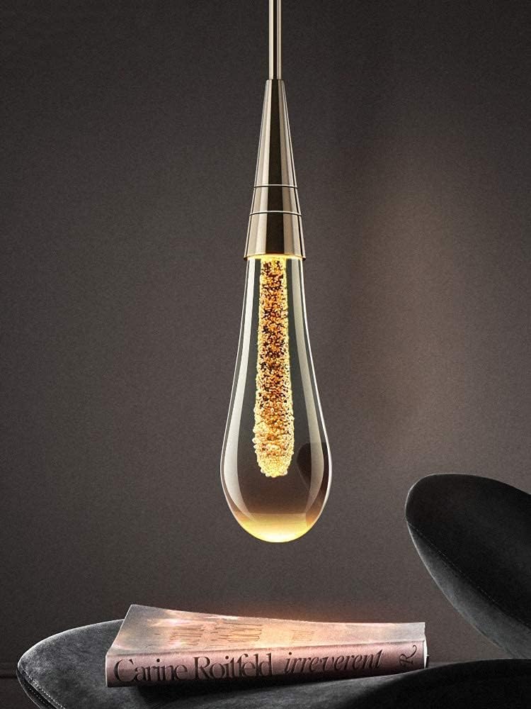 CITRA led Gold K9 Crystal Short Pendant Ceiling Lamp Light - Warm White - Image 1