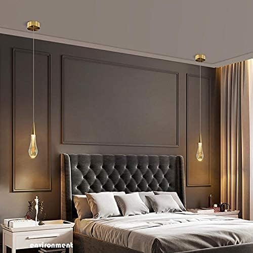 CITRA led Gold K9 Crystal Short Pendant Ceiling Lamp Light - Warm White - Image 3