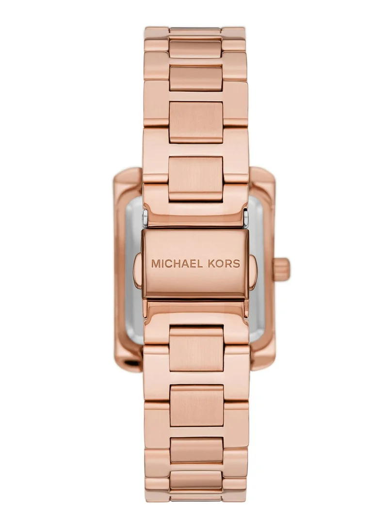 Michael Kors Emery Analog Watch + Necklace Set