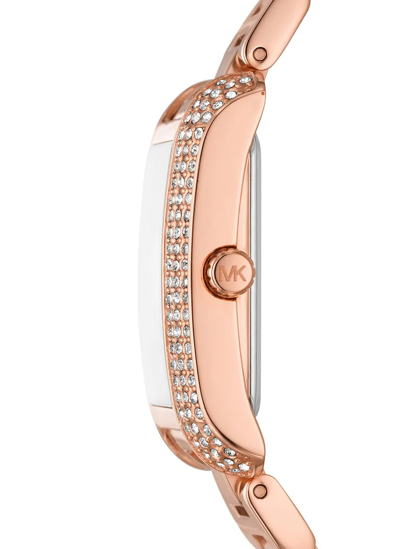 Michael Kors Emery Analog Watch + Necklace Set