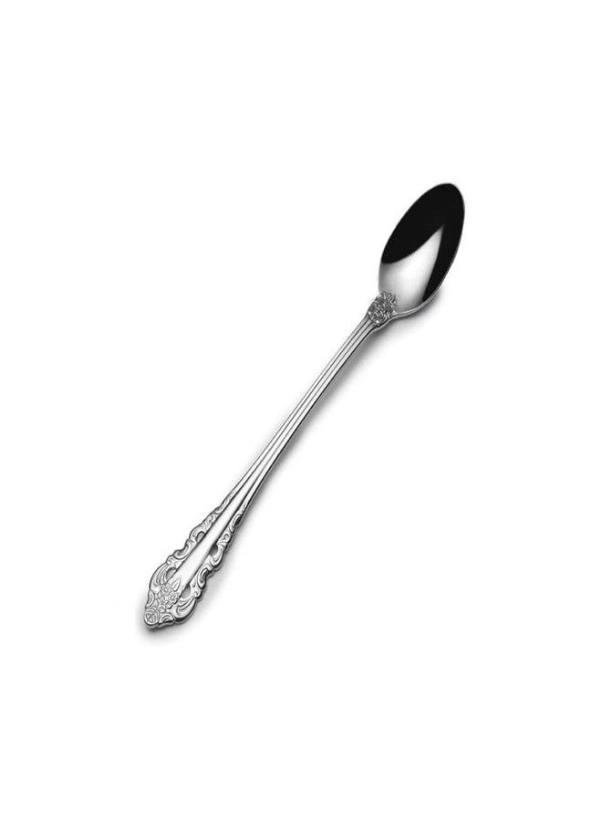 Wallace Antique Baroque 18/10 Stainless Steel Iced Beverage Spoon (Set of Four) - Image 2