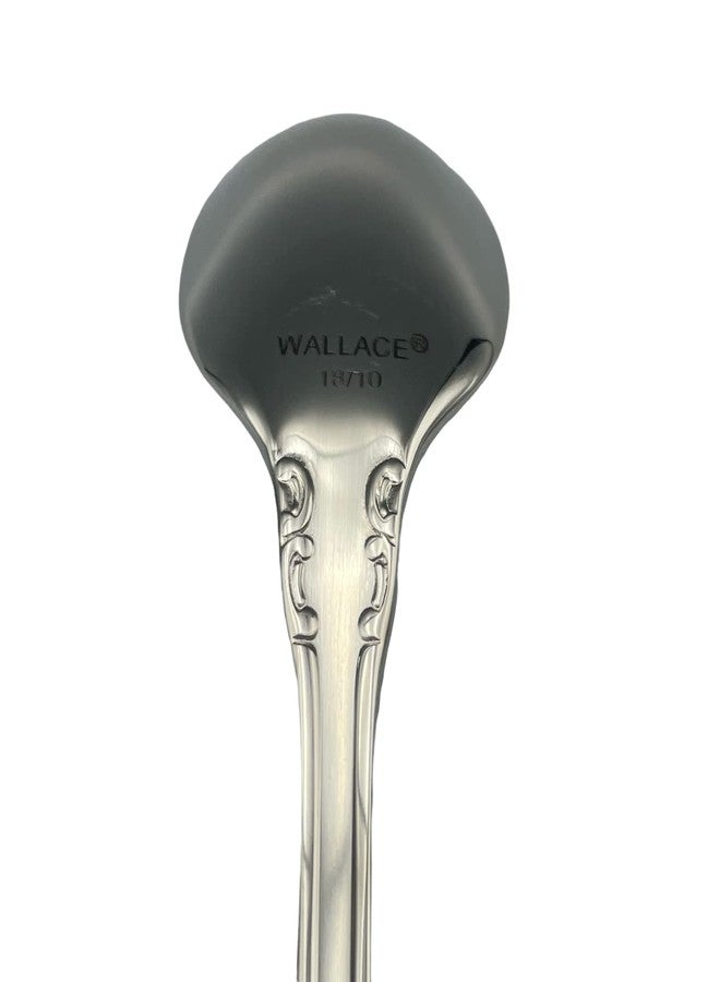 Wallace Antique Baroque 18/10 Stainless Steel Iced Beverage Spoon (Set of Four) - Image 4