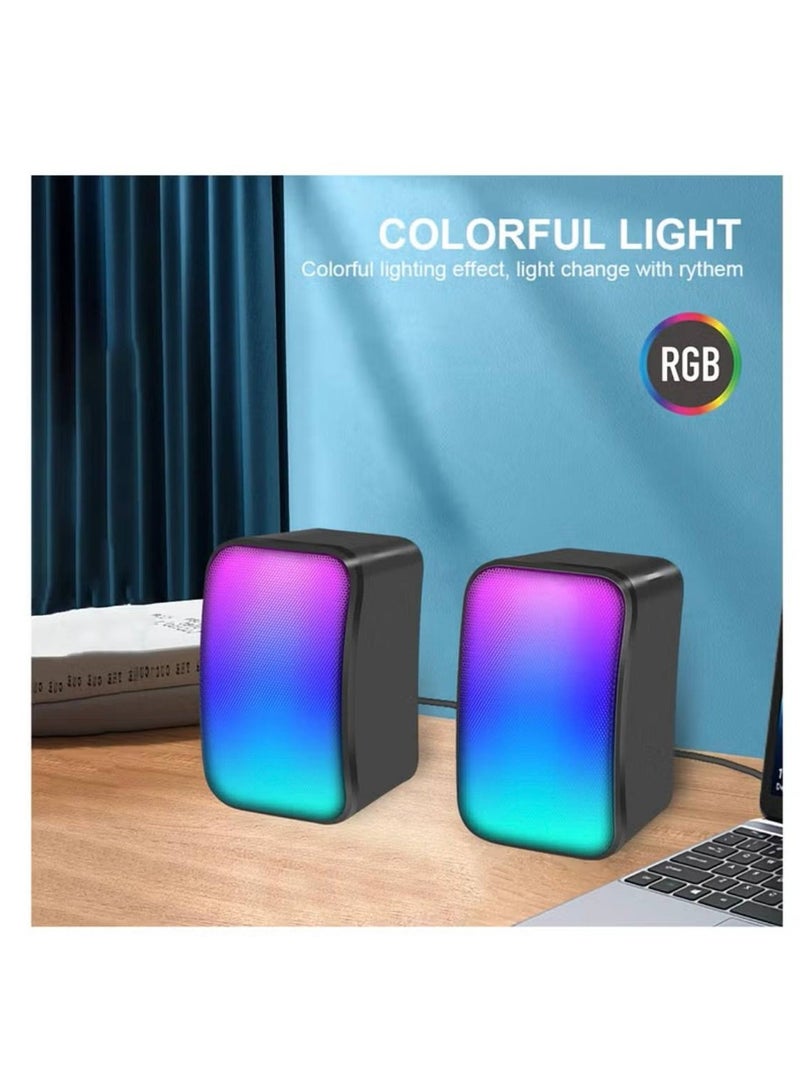 RGB Multimedia Usb Speaker For Pc