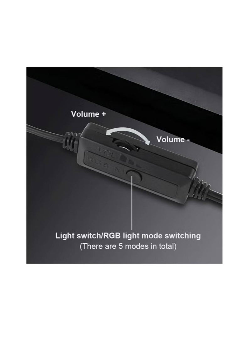 RGB Multimedia Usb Speaker For Pc