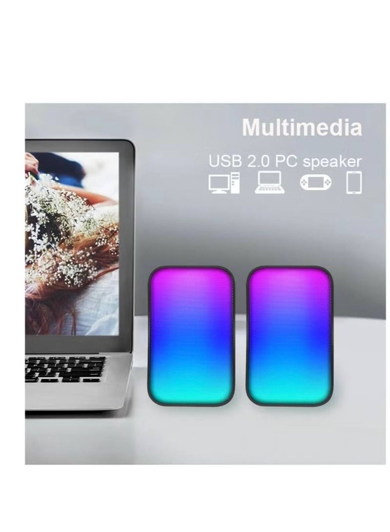 RGB Multimedia Usb Speaker For Pc