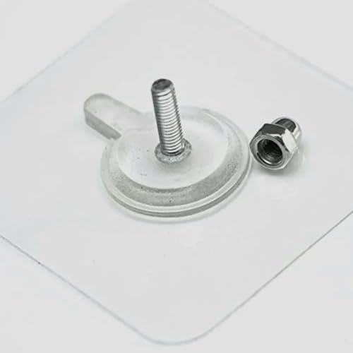 Natkam Self-Adhesive Wall Hooks - Screw Model, No Drilling Required for Hanging Photo Frames, Clock, Calendars.(Pack of 10) (Screw Type) - Image 2