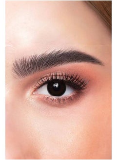 Dahab Natural Black 9 Months Disposable, Colored Contact Lenses, Cosmetic Contact Lenses, Black Contact Lenses, Pack Of 2  - Image 1