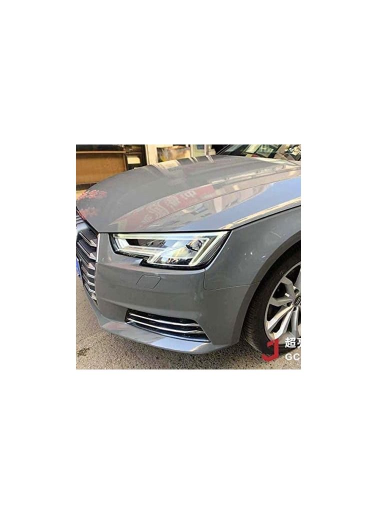 رول استيكر سوارية لون رصاصي د يصلح لجميع للسيارات طول 160سم العرض 30 متر - Image 2