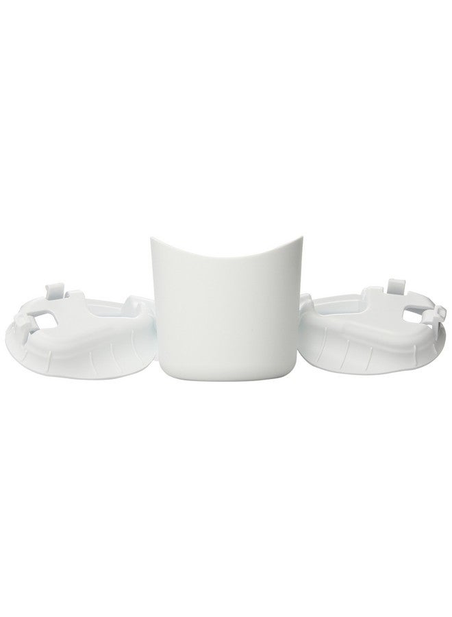Clek Drink-Thingy Baby Car Seat Cup Holder for Foonf & Fllo Car Seat Models - Attaches Easily to Either Side, Dishwasher-Safe, White