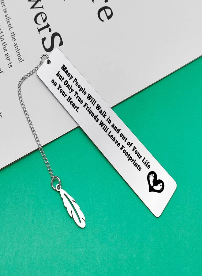 Baipilu Friendship Bookmarks Gifts Inspirational Graduation Gift for Friends Sister BFF Classmates Motivational Quote for Book Lover Bookworms Farewell Retirement Wedding Anniversary Birthday Christmas Gifts - Image 3