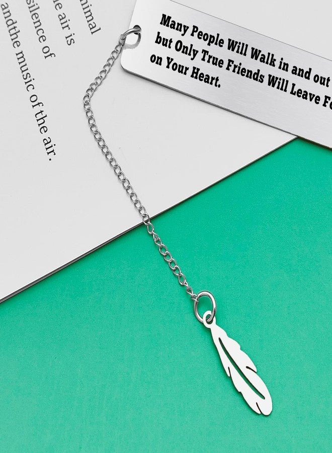 Baipilu Friendship Bookmarks Gifts Inspirational Graduation Gift for Friends Sister BFF Classmates Motivational Quote for Book Lover Bookworms Farewell Retirement Wedding Anniversary Birthday Christmas Gifts - Image 5