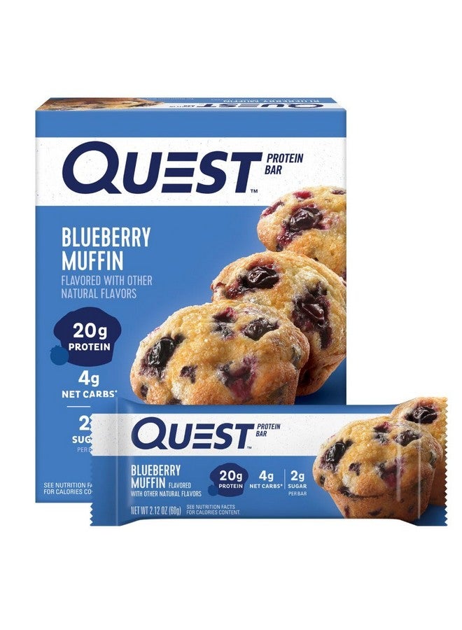 QUEST NUTRITION - Quest Nutrition Blueberry Muffin Protein bar, 8.48 Oz (Pack Of 4) - Image 1