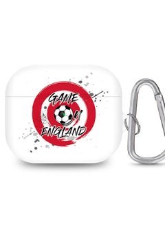 StylePods Case for Airpods 3rd Gen Case With Anti-Lost Keychain - Game on England