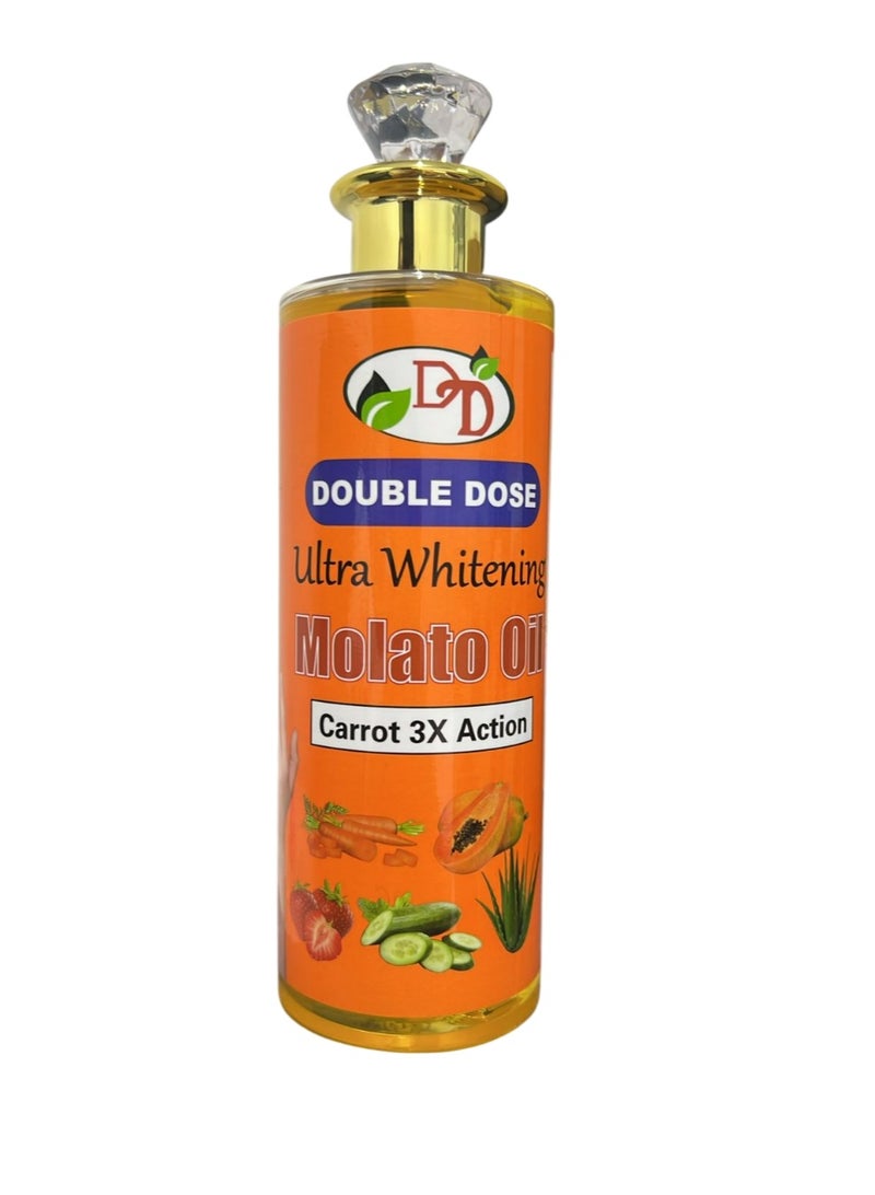 دوبل دوس زيت الجسم مولاتو للتبييض الفائق بالجزر 3X Action 300 مل