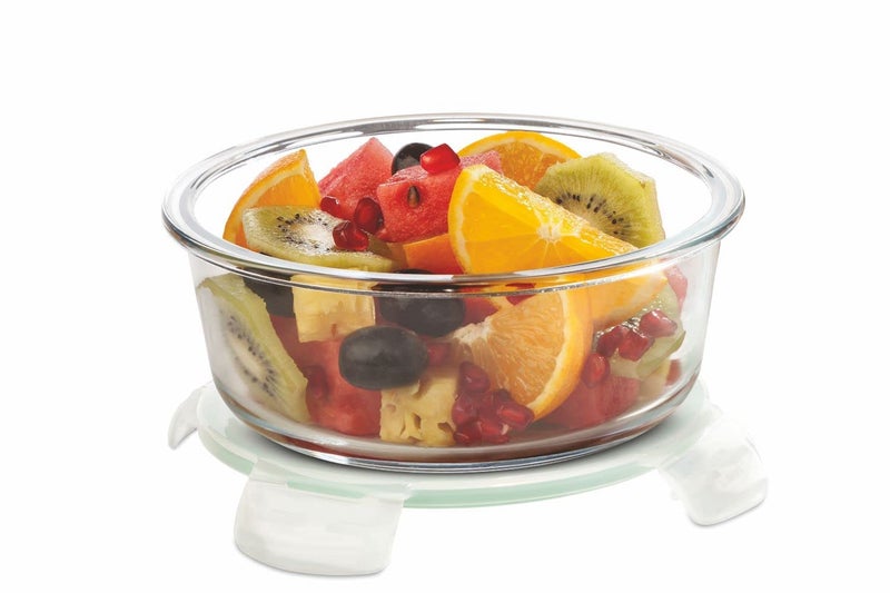 SOPL-OLIVEWARE Oliveware Food Storage Container Round Container 400 ml AirTight Fridge Organizer Case BPAFree Locking Lids Microwave Freezer Safe Leak Proof Food Storage Meal Prep Containers - Image 1