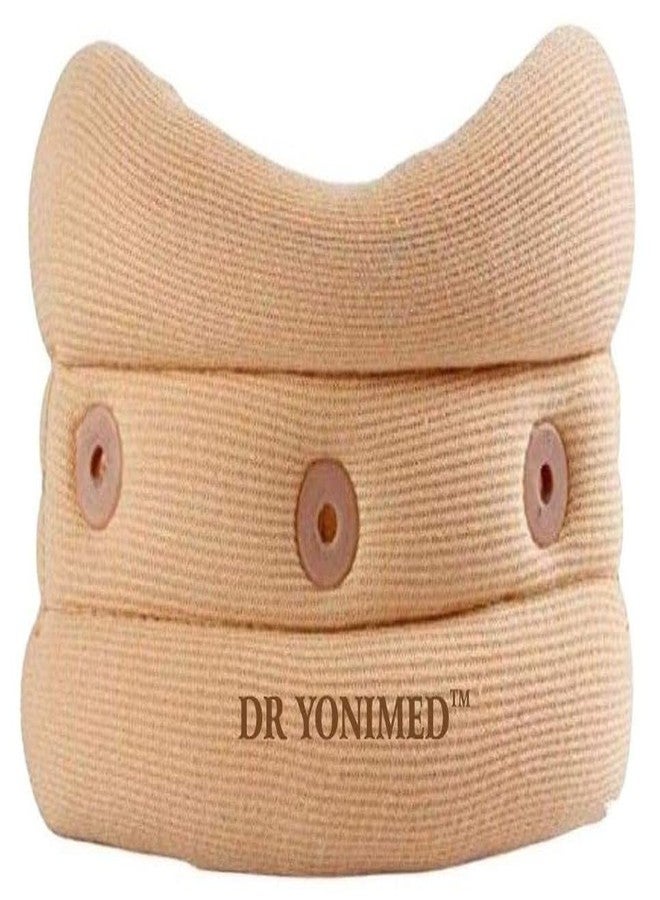 Dr Yonimed Cervical Collar, Soft, Beige Color, Medium Size (Pack of 1) For Neck Support - Image 1